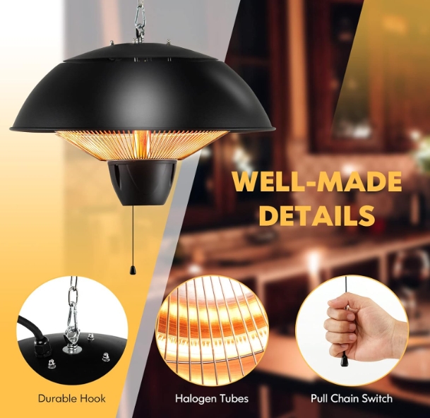 IP65 outdoor garden heater