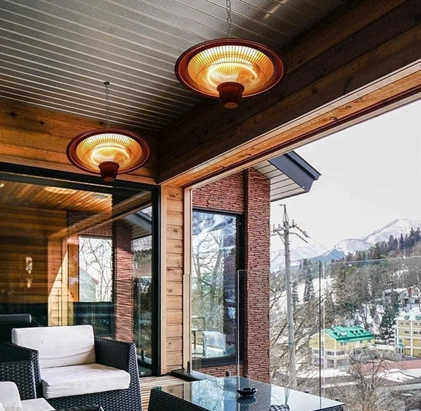 Waterproof heater for pergola