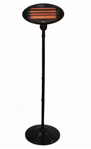 Infrared wall heater for bathroom